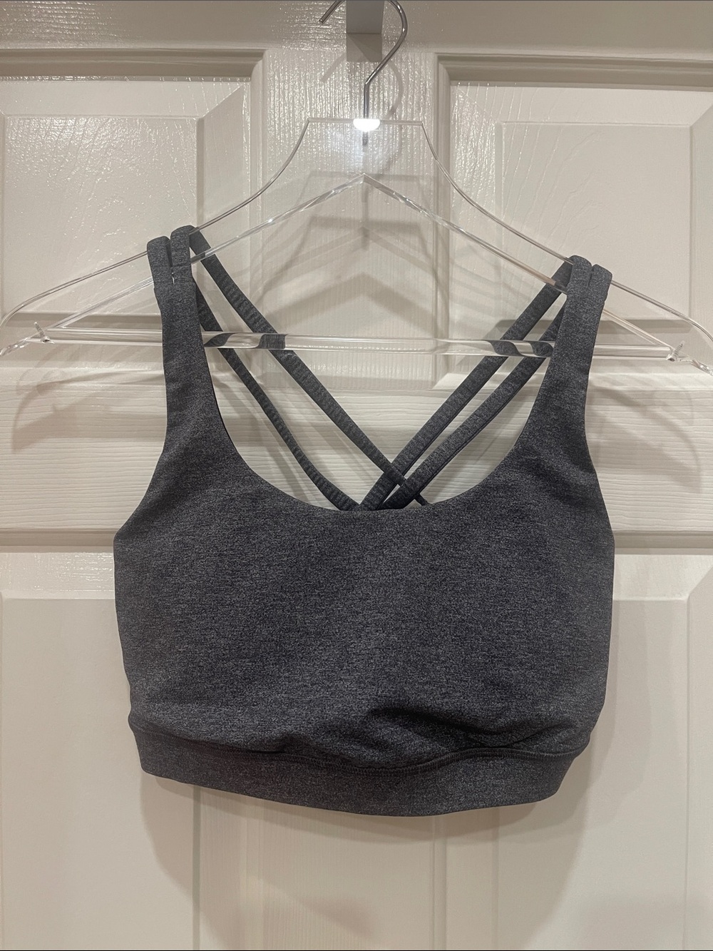 Lulu Lemon 🍋 Charcoal Gray Energy Sports Bra S:10